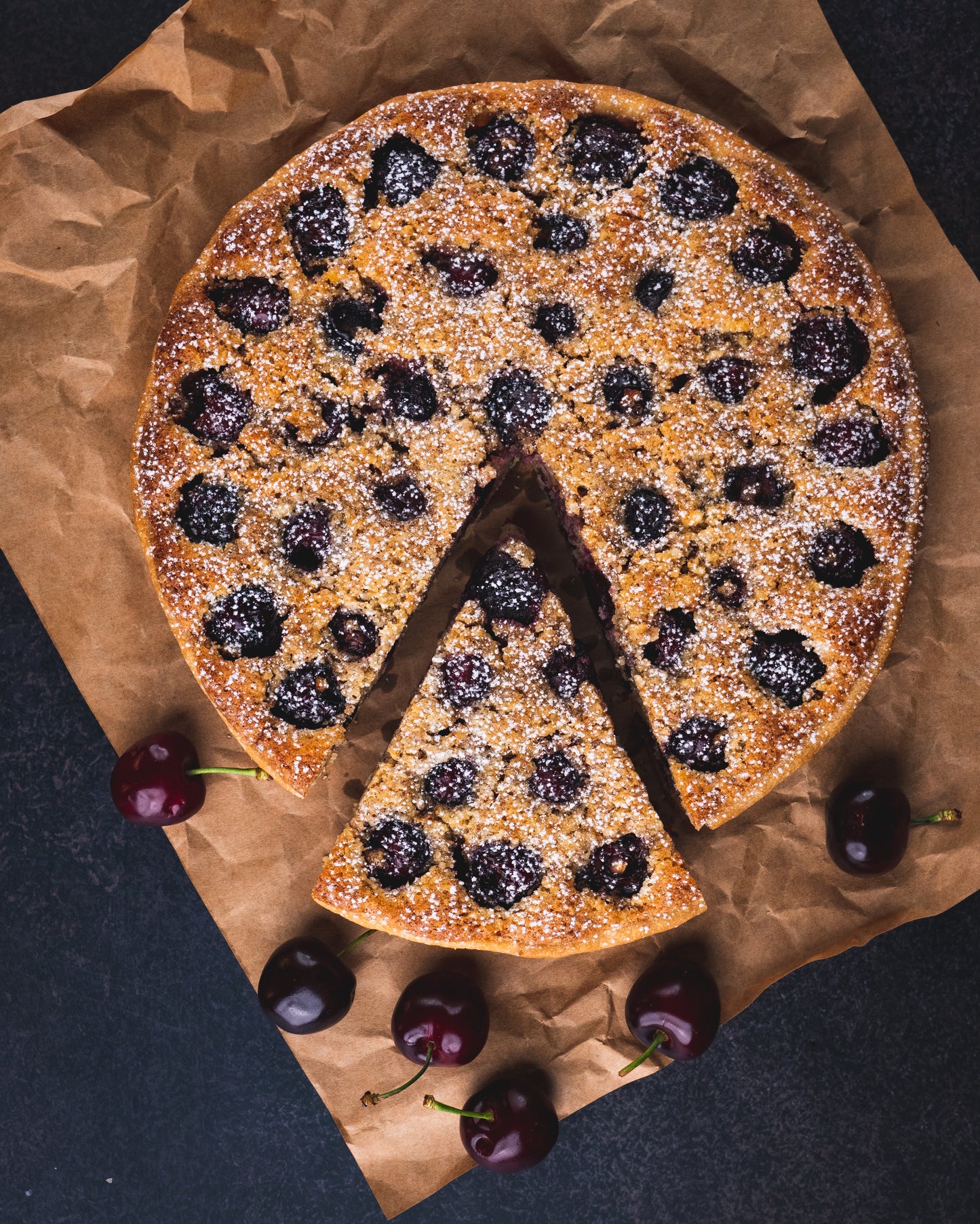 CHERRY FRANGIPANE TART