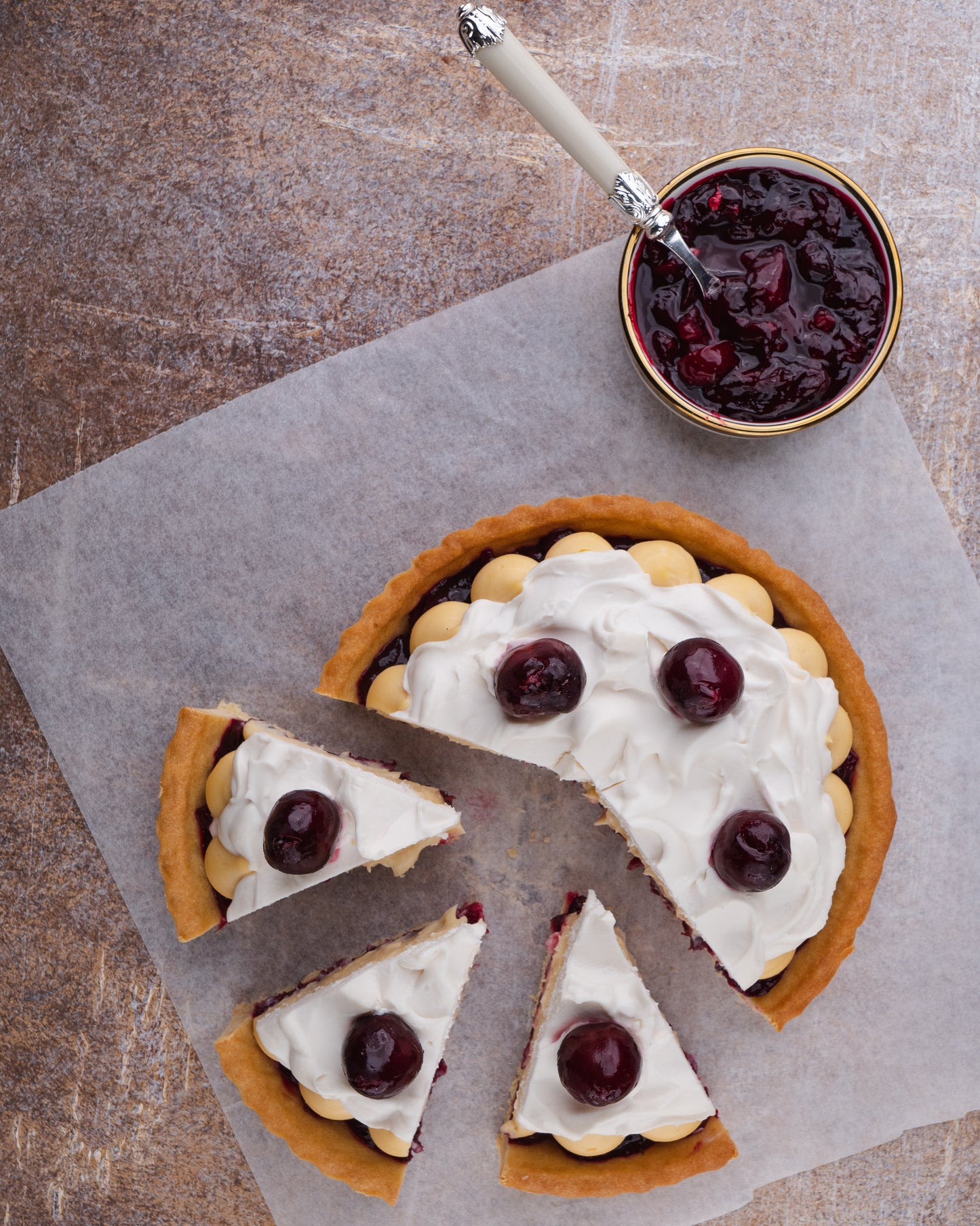 CHERRY CREAM PIE