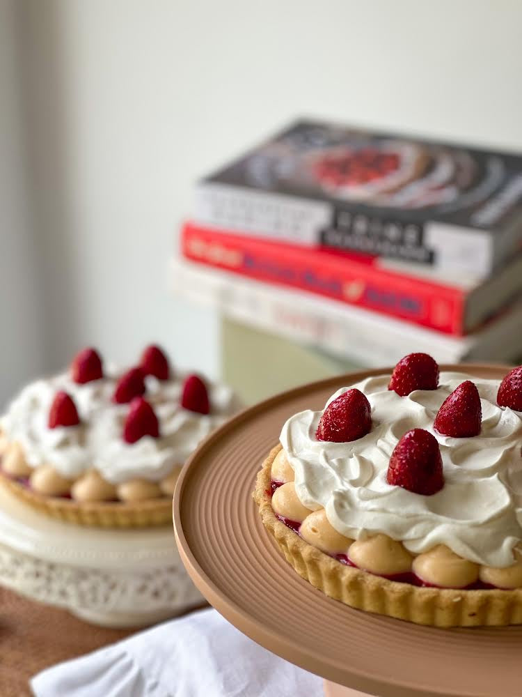 Scottish Strawberries & Cream Pie