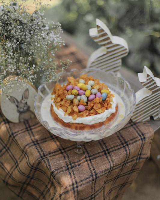 CEREAL MILK TRES LECHES WITH EASTER EGGS