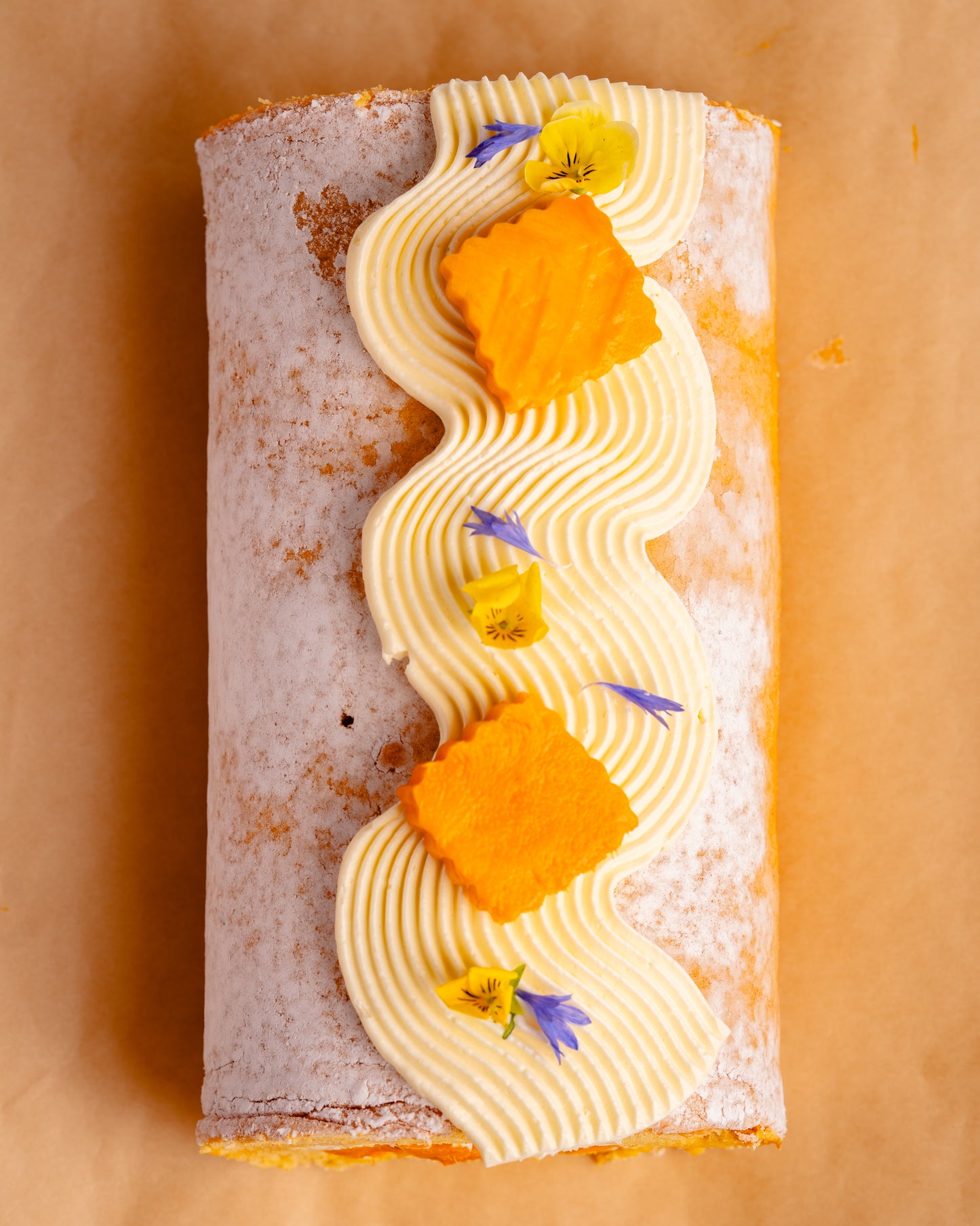 Mango & Fresh Cream Swiss Roll